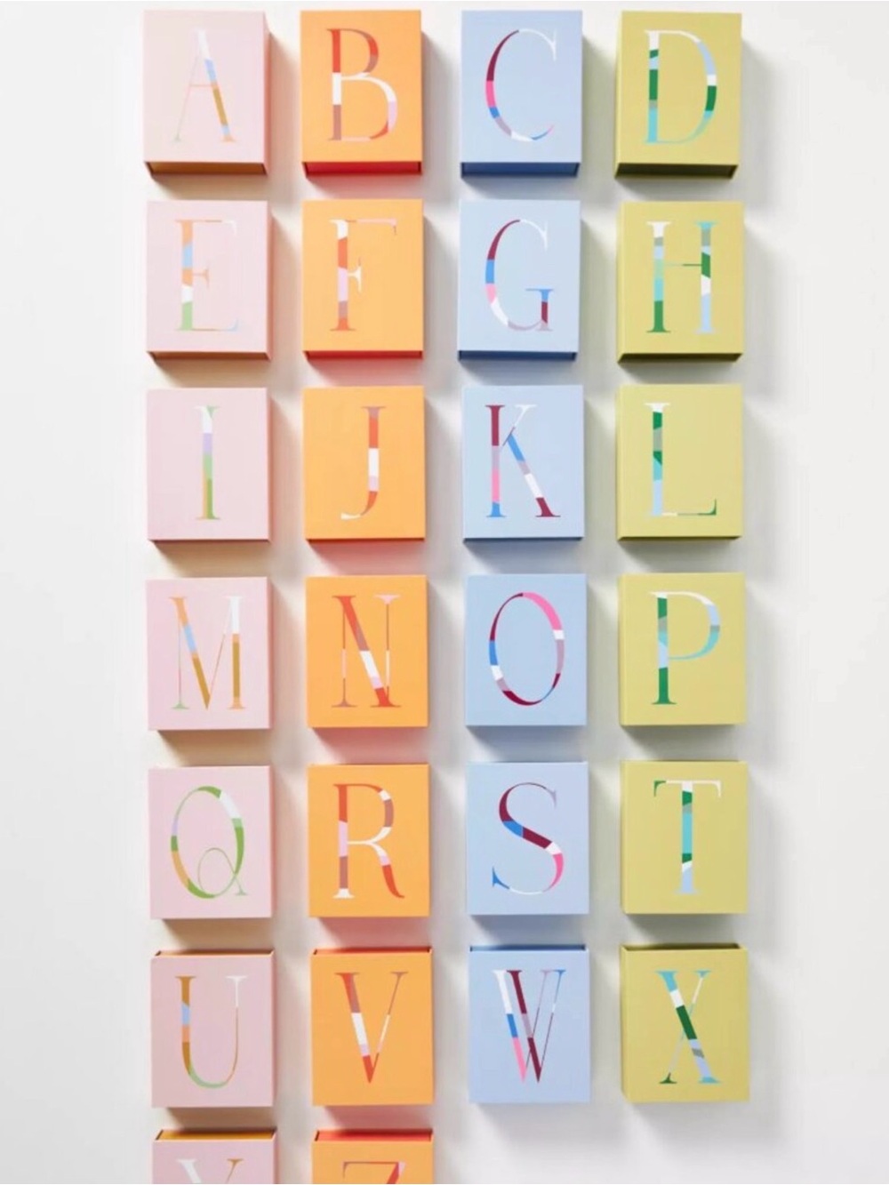 Anthropologie Monogram Boxed Card Set (L) - NIB - Picture 3 of 3